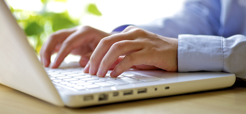 Business Man at his Computer