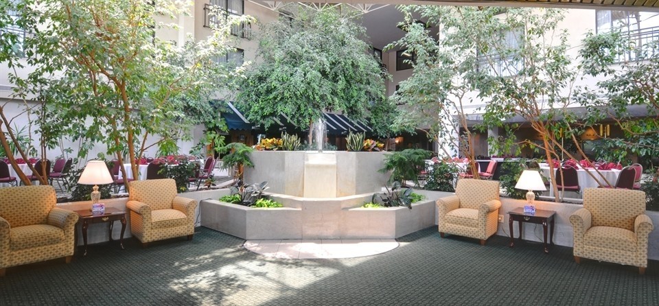 Lobby Fountain - Hotel Amenities in Marlborough